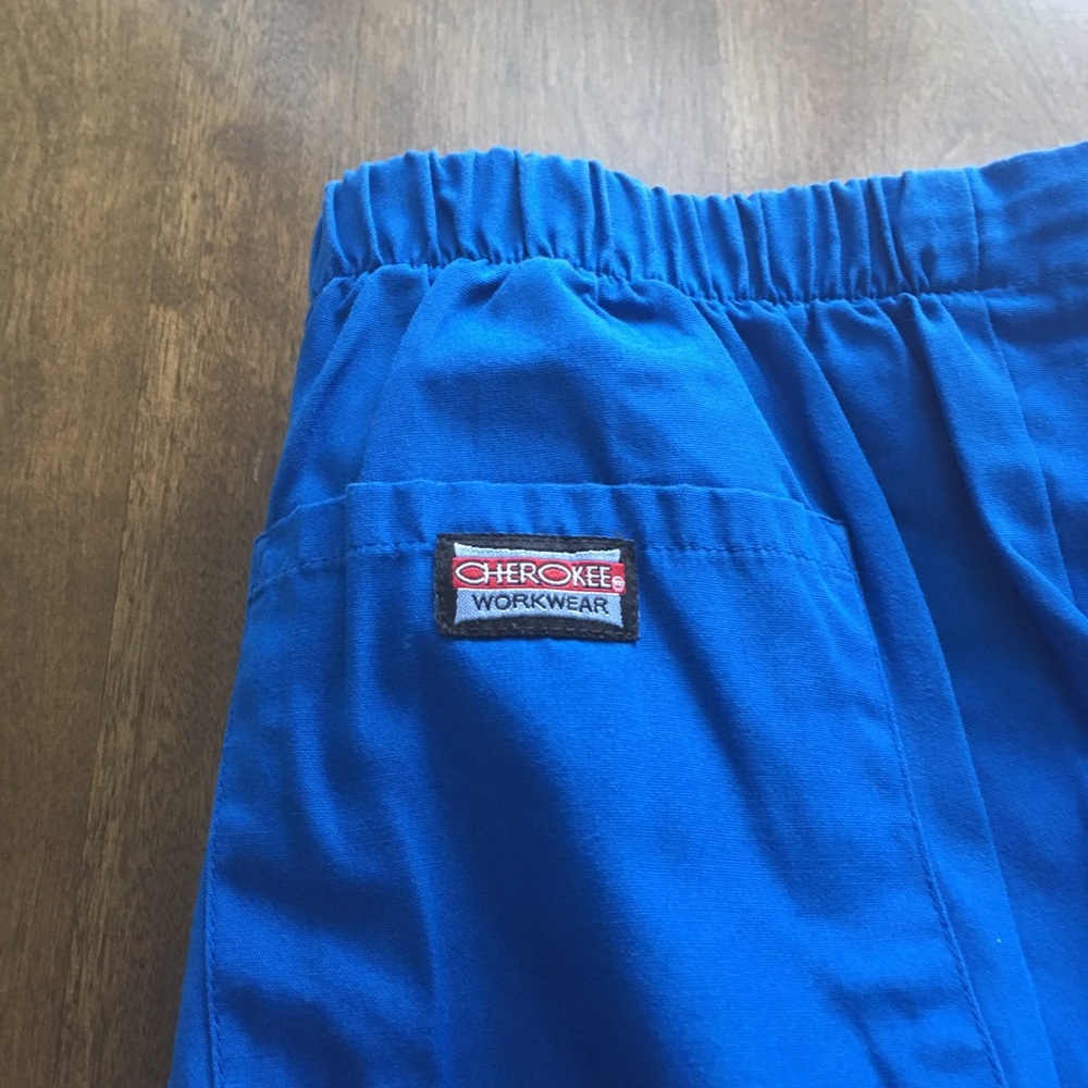 Blue Cherokee Scrub Pants